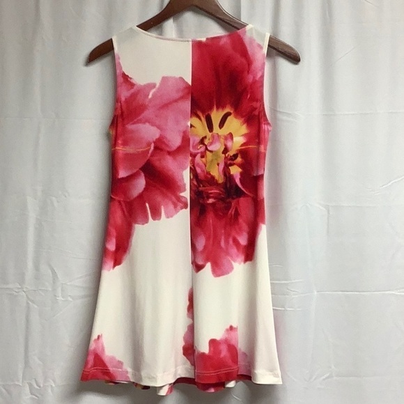𝅺Boston Proper Floral Sleeveless Dress - Picture 6 of 9